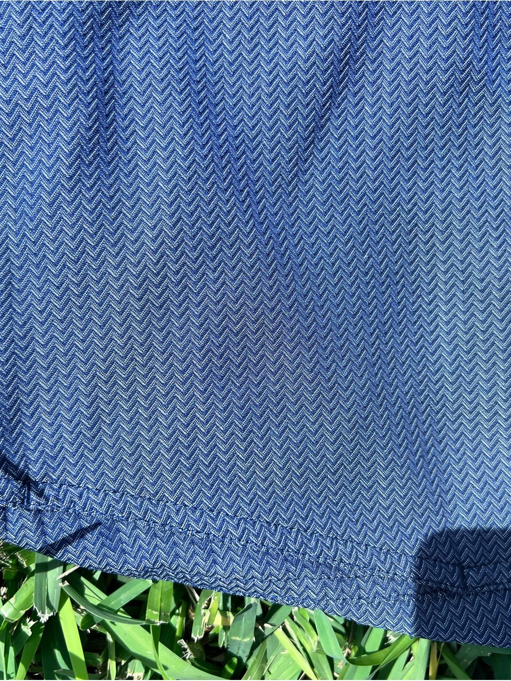 Rare Orlebar Brown Navy Textured Flat Front Shorts - Limited Edition - Picture 10 of 11